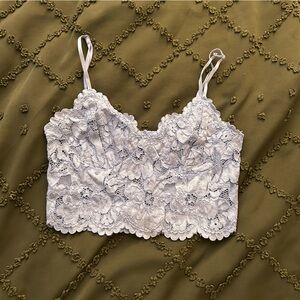 Zara Light Blue Lace Bralette